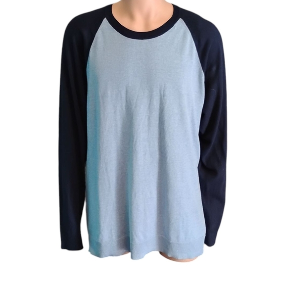 Men's Two-Tone Long Sleeve Shirt - Picture 1 of 3